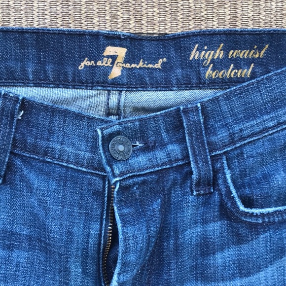 SOLD! 7 for all Mankind high waisted bootcut jean - Picture 2 of 14